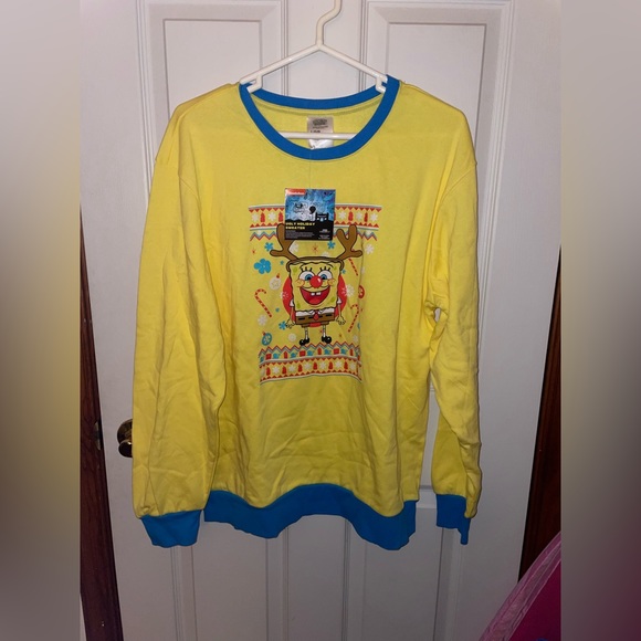 Spongebob Squarepants Ugly Christmas Sweater - Picture 1 of 2